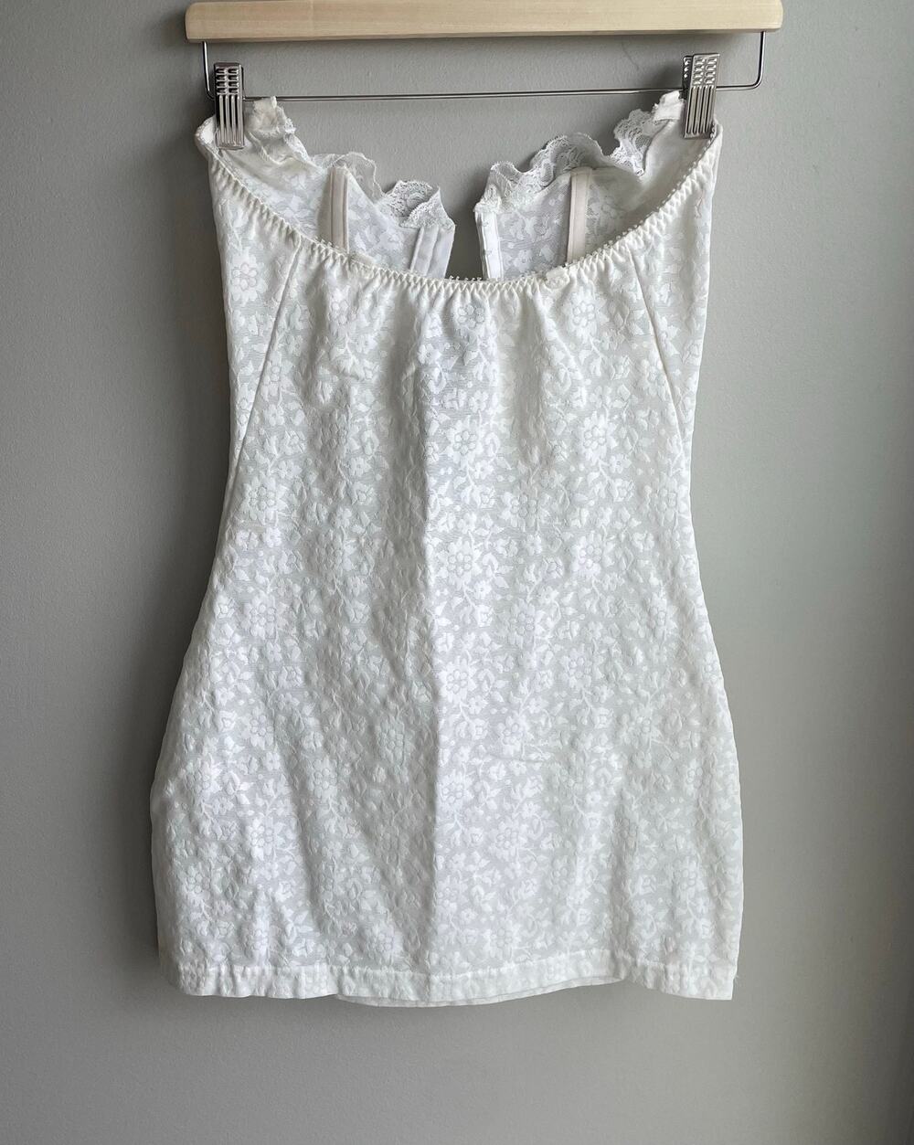 Vintage Frederick's of Hollywood Underbust Lace Corset White size L